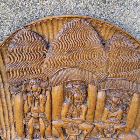 Large African Wall Plaque - Picture 7 of 12